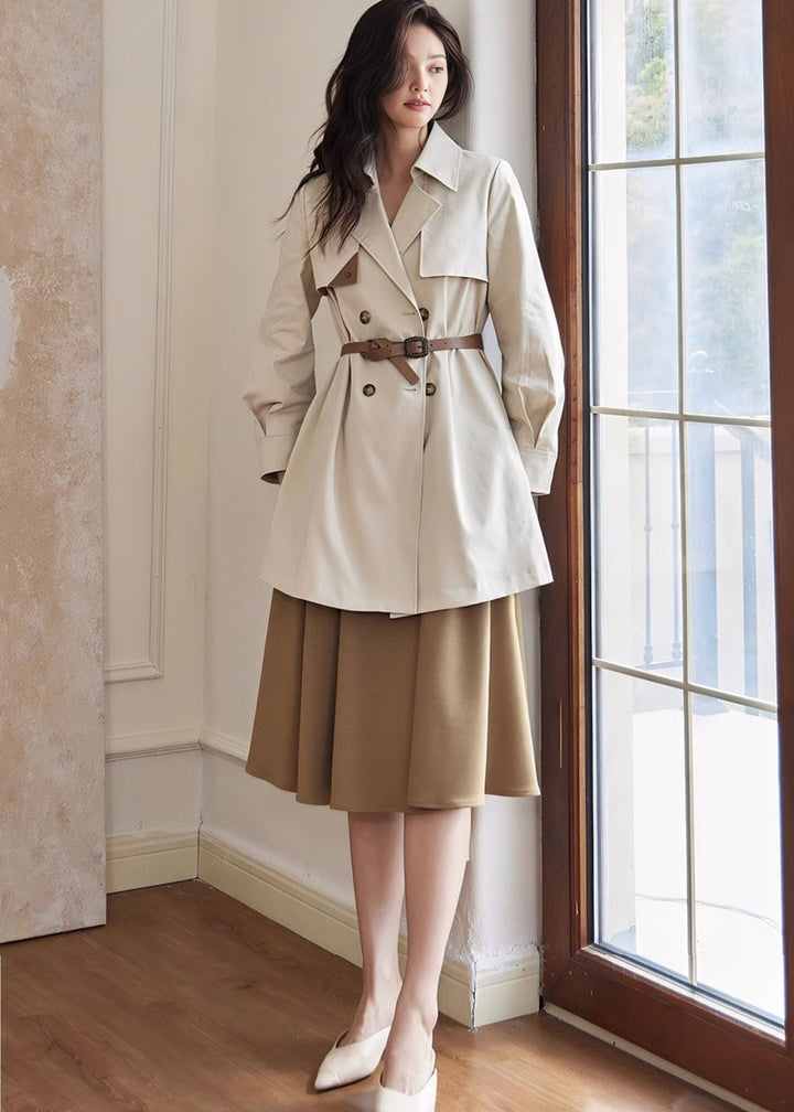 TACK SLEEVES FRENCH TRENCH COAT - ANLEM