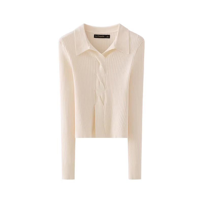 TAILORED COLLAR KNIT - ANLEM