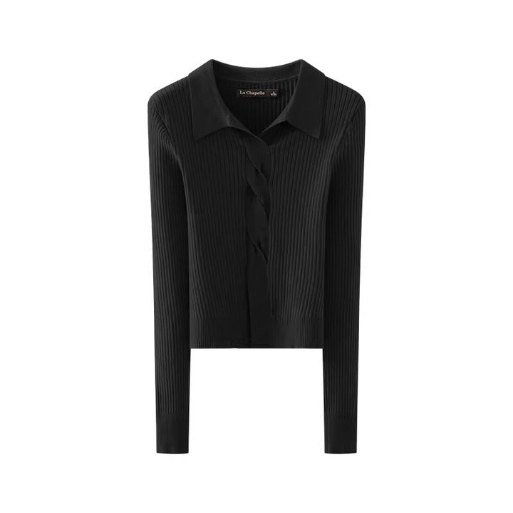 TAILORED COLLAR KNIT - ANLEM