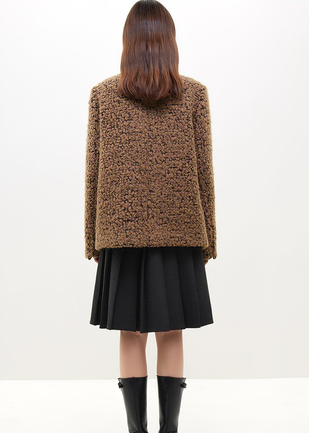 TEDDY WOOL SHORT COAT - ANLEM