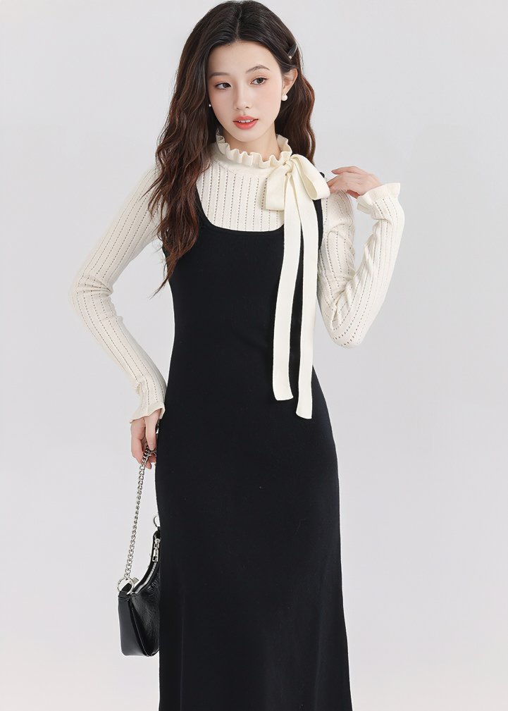 TIGHT TWO - PIECE KNIT DRESS - ANLEM