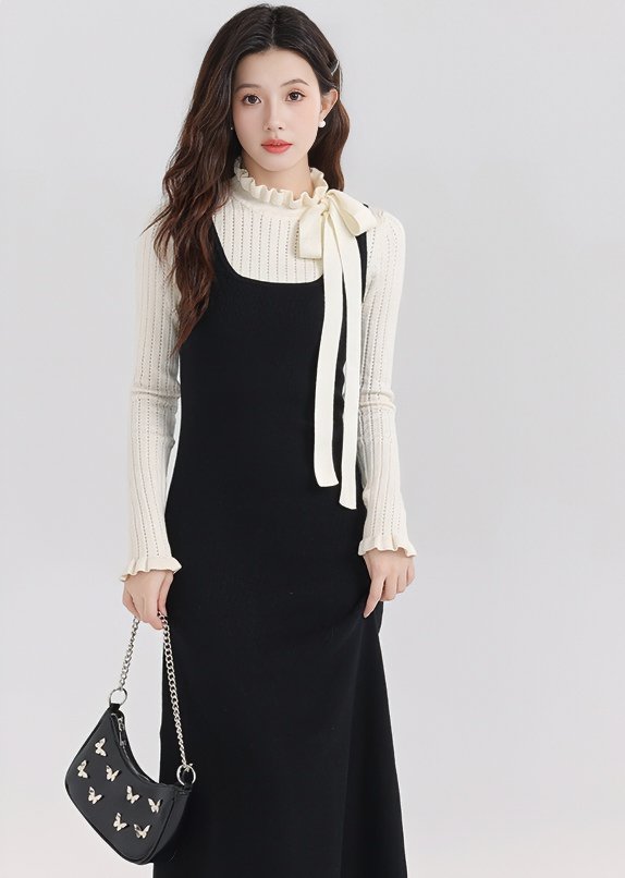 TIGHT TWO - PIECE KNIT DRESS - ANLEM