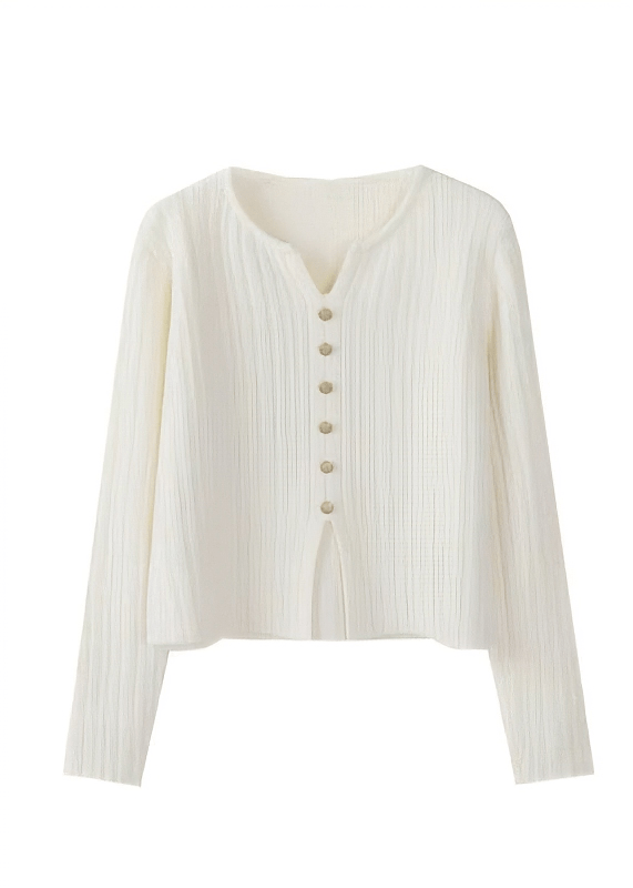 TIMELESS BUTTON - FRONT CARDIGAN - ANLEM