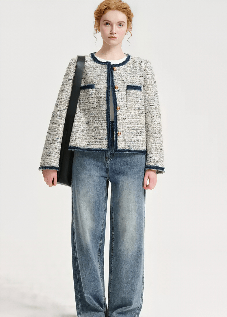 TWEED BOUCLE JACKET - ANLEM