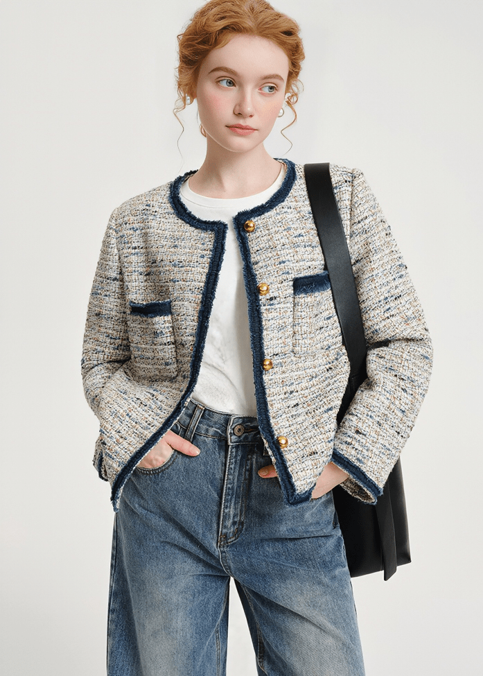 TWEED BOUCLE JACKET - ANLEM