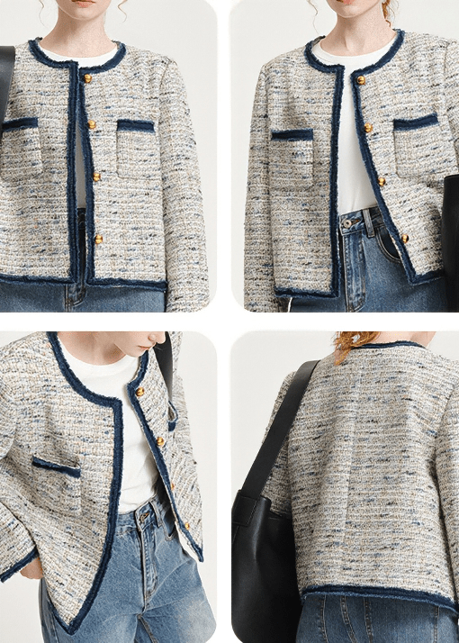 TWEED BOUCLE JACKET - ANLEM