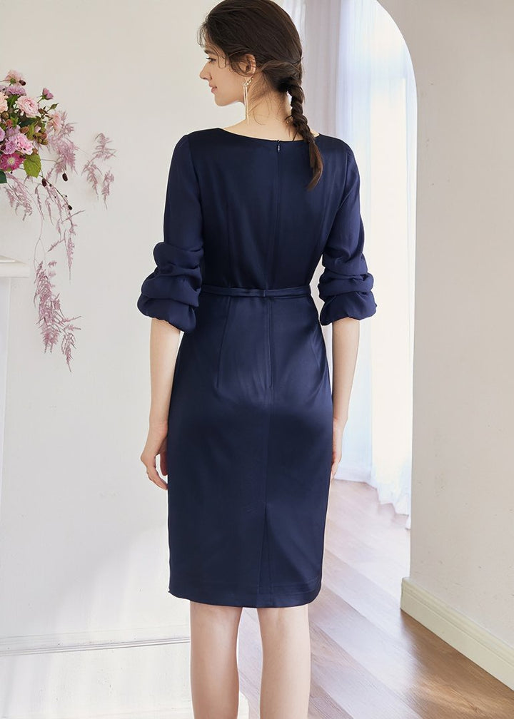 VOLUME SLEEVE DRESS - ANLEM