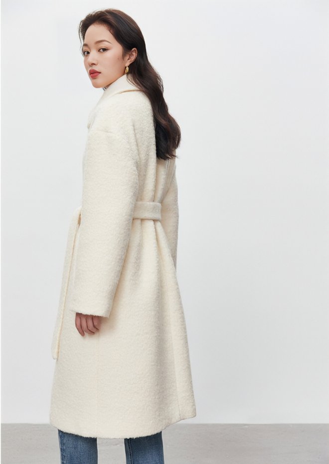 ALPACA MOHAIR TERRY COAT - ANLEM