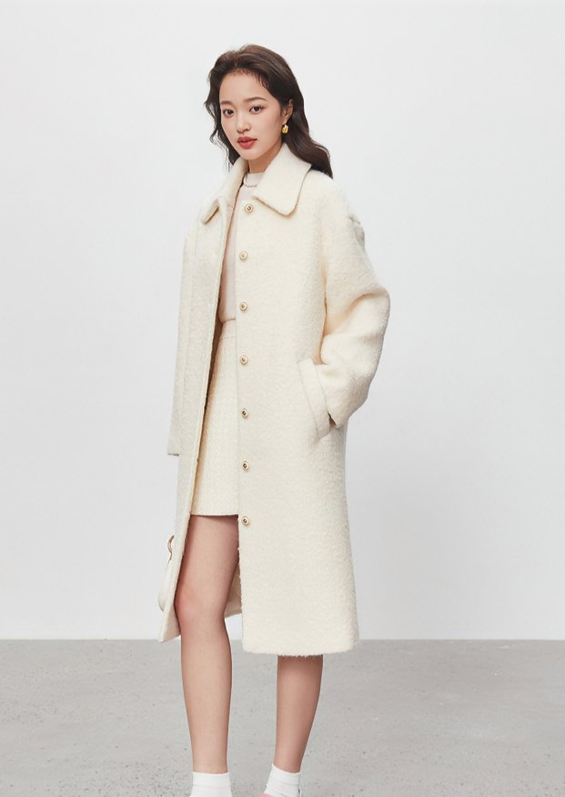 ALPACA MOHAIR TERRY COAT - ANLEM