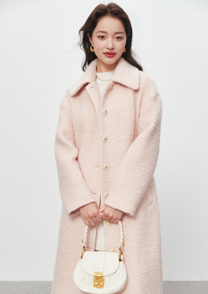 ALPACA MOHAIR TERRY COAT - ANLEM