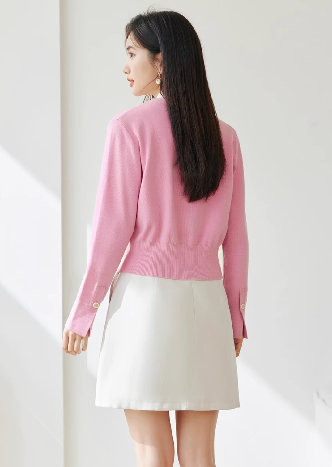 Bow Tie Knit Sweater - ANLEM