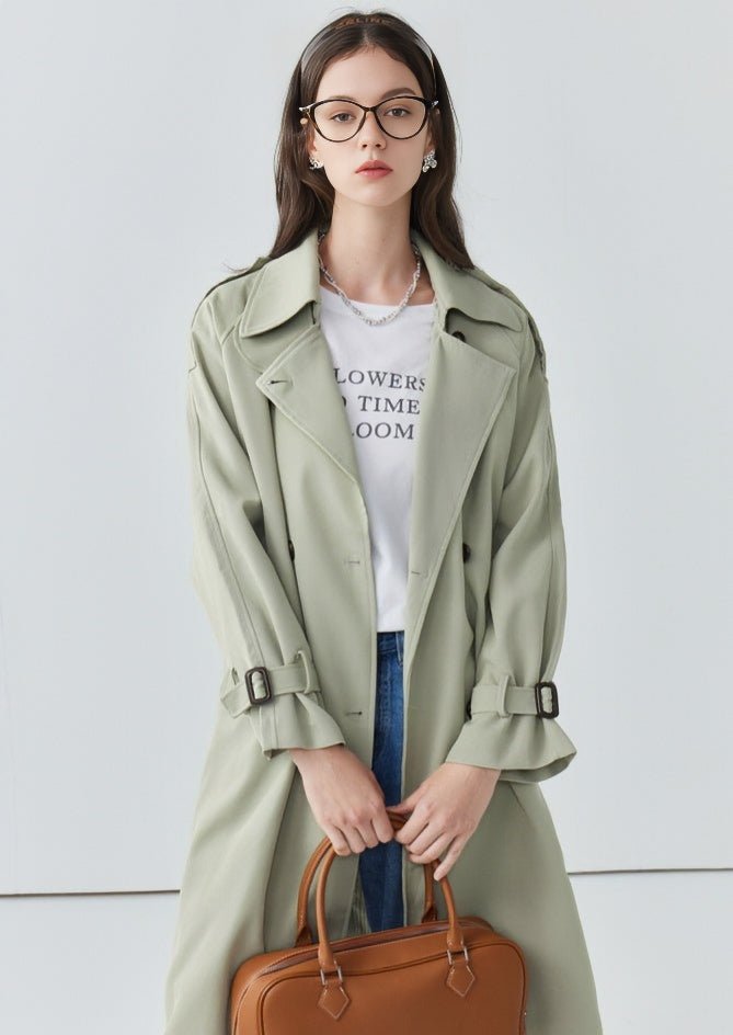 LOOSE NECK TRENCH COAT - ANLEM