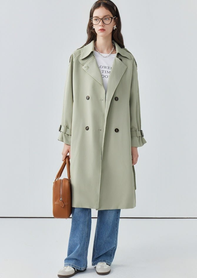 LOOSE NECK TRENCH COAT - ANLEM