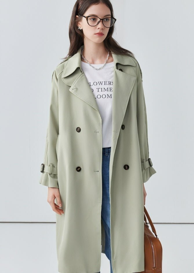 LOOSE NECK TRENCH COAT - ANLEM