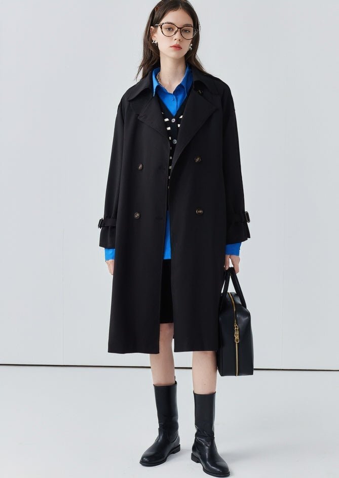 LOOSE NECK TRENCH COAT - ANLEM