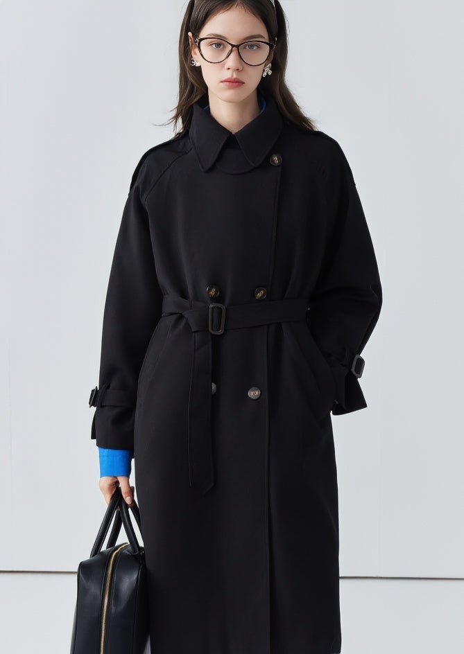 LOOSE NECK TRENCH COAT - ANLEM