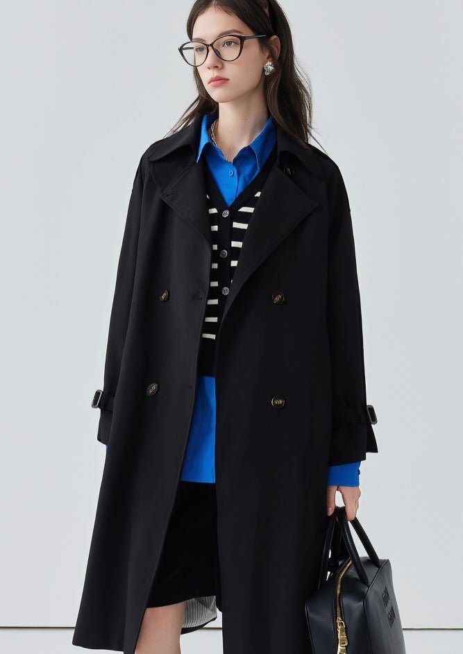 LOOSE NECK TRENCH COAT - ANLEM