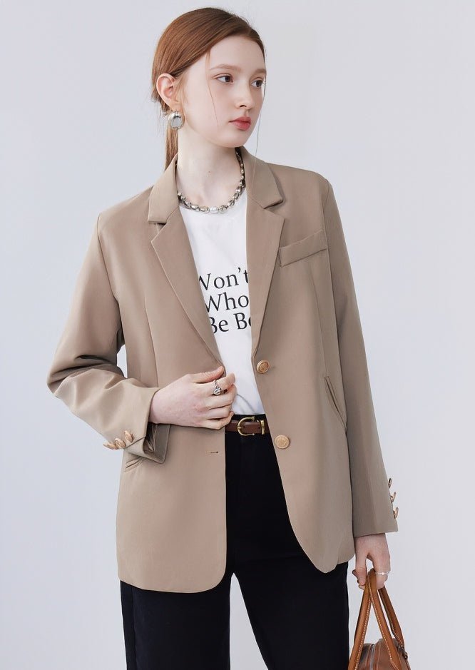 LOOSE SHORT JACKET CASUAL SUIT - ANLEM