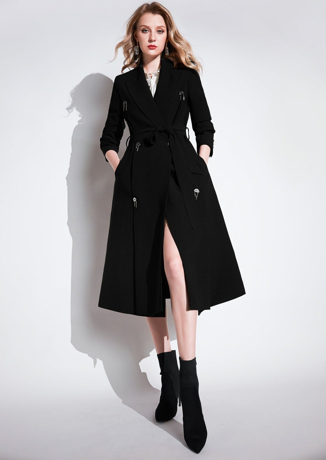 METAL BUTTON COAT - ANLEM