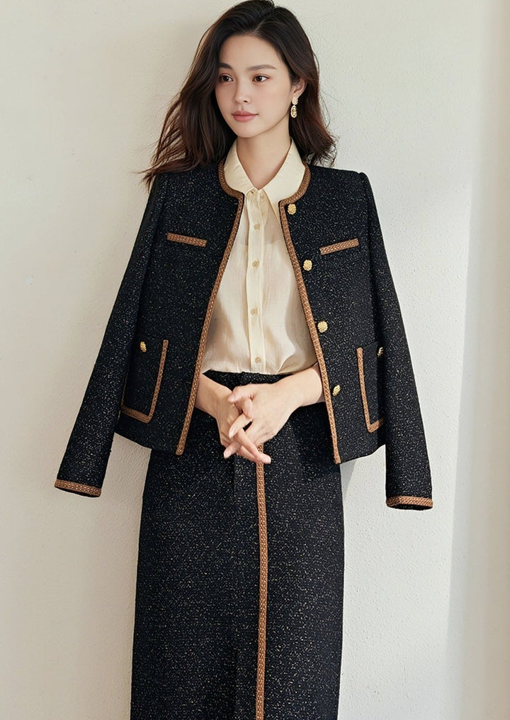 패치 워크 Jaket & Skirt