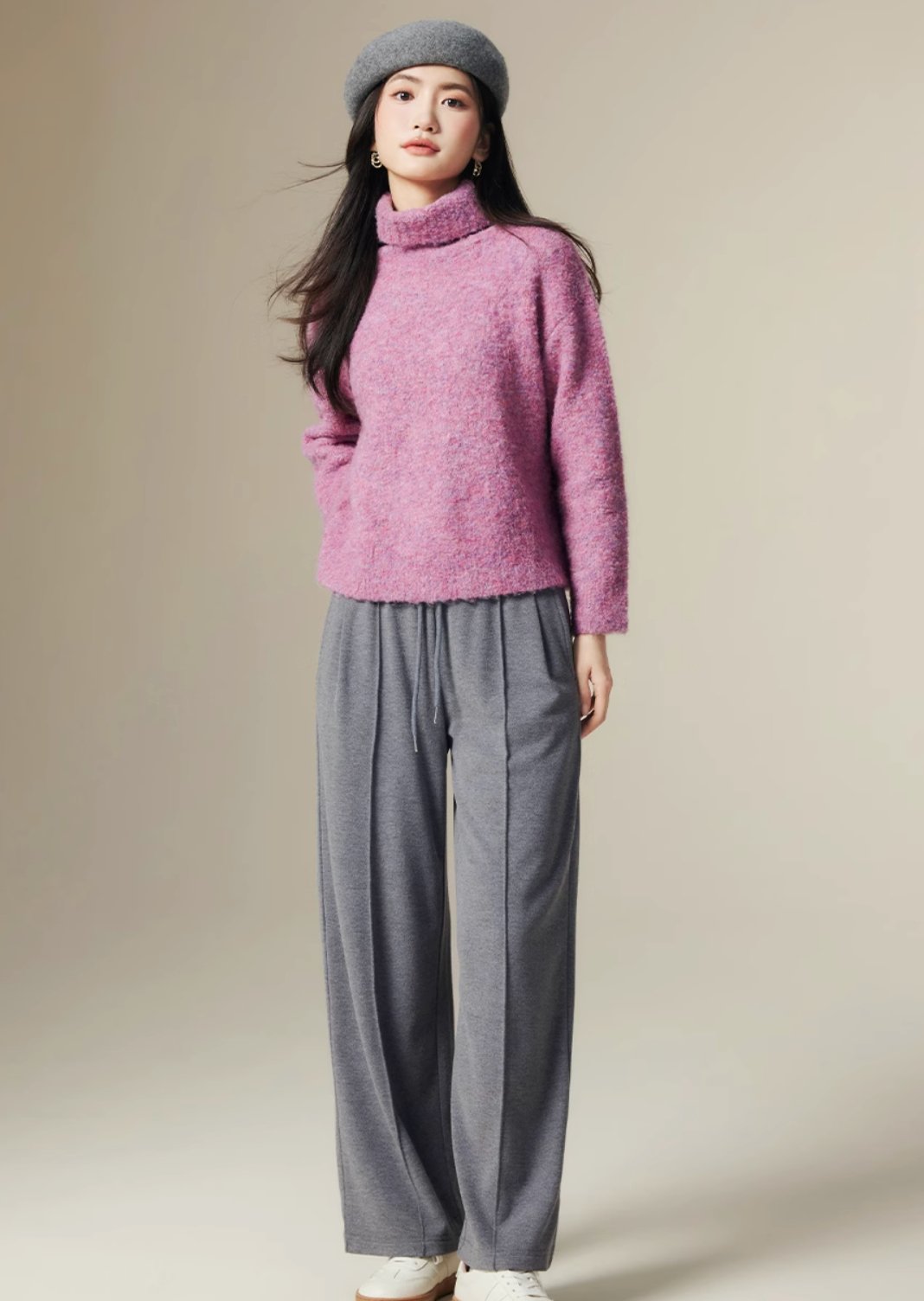 Pull Over Knit sweater　Wear - ANLEM