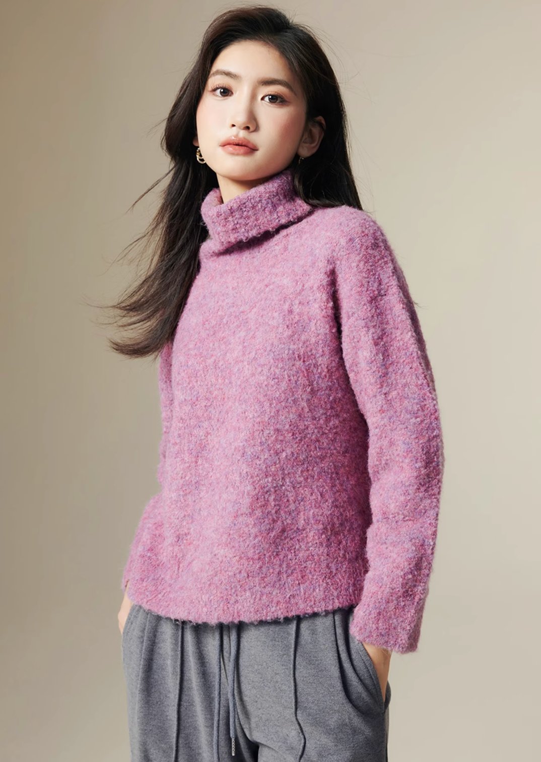 Pull Over Knit sweater　Wear - ANLEM