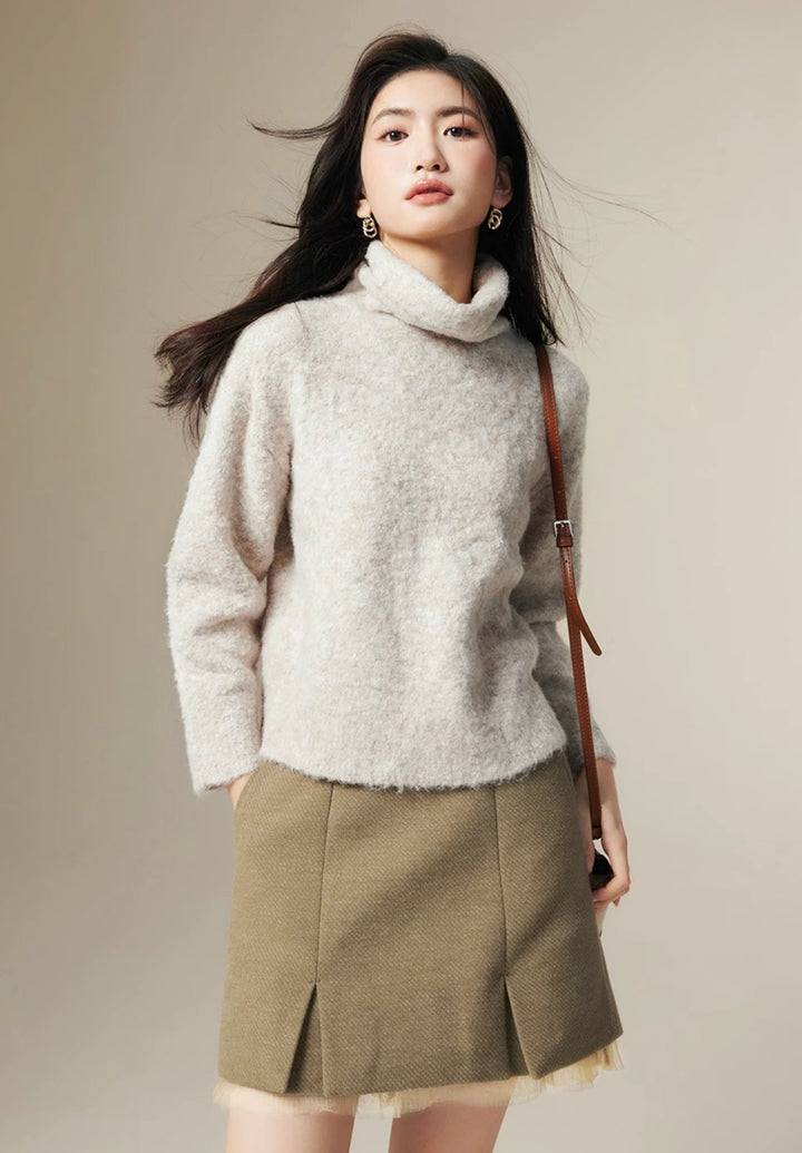 Pull Over Knit sweater　Wear - ANLEM