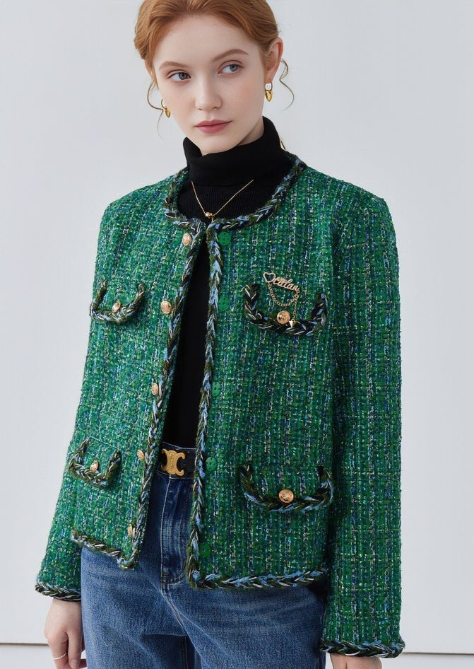 RETRO GREEN FRAGRANCE JACKET - ANLEM