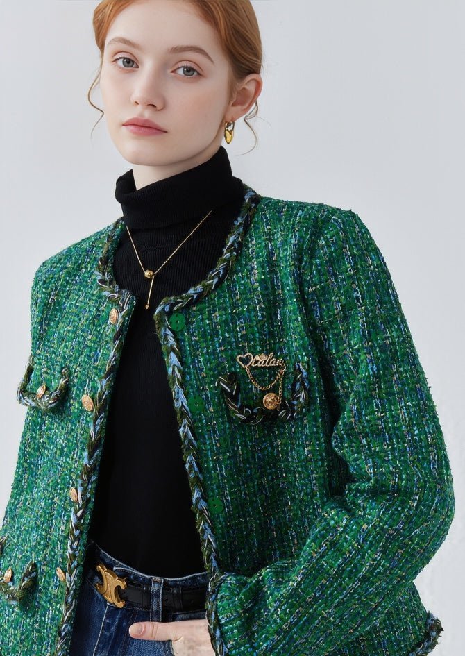 RETRO GREEN FRAGRANCE JACKET - ANLEM