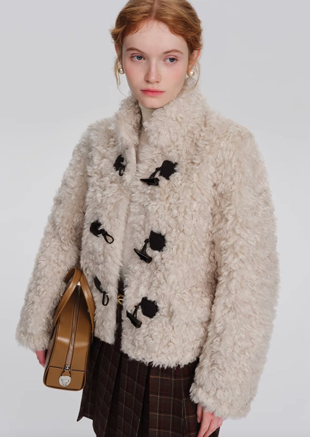 Short Rumb Fur Coat - ANLEM