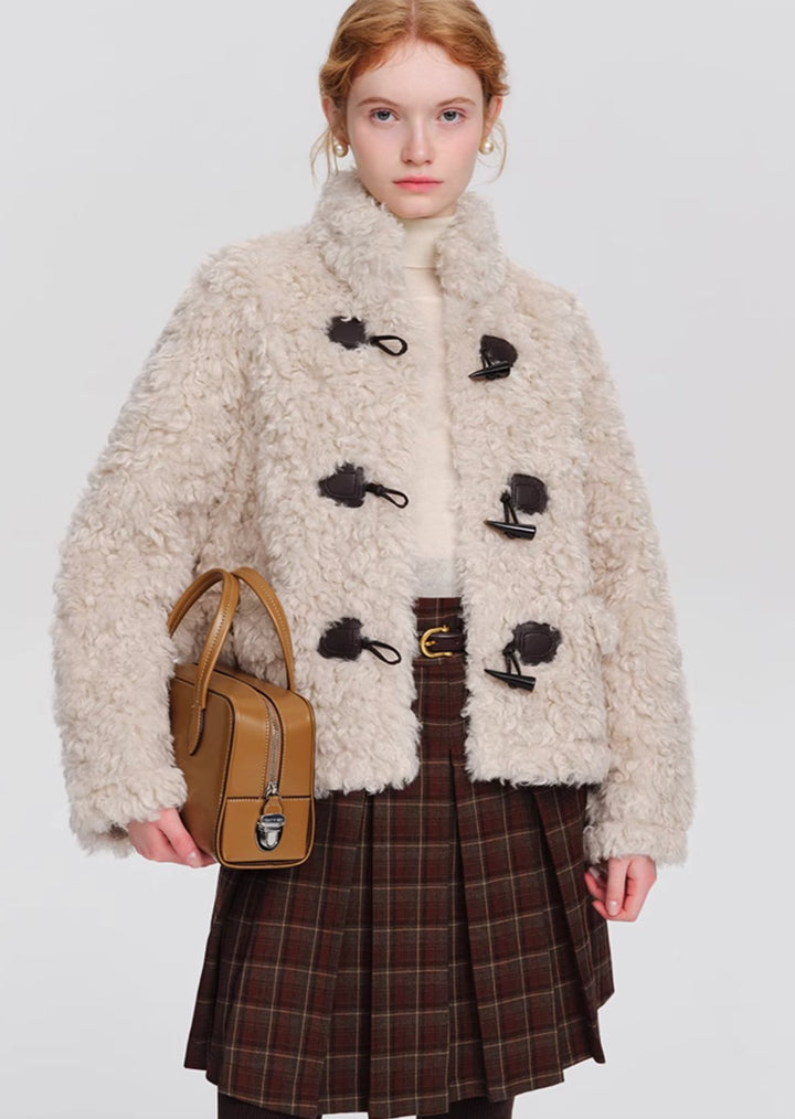 Short Rumb Fur Coat - ANLEM