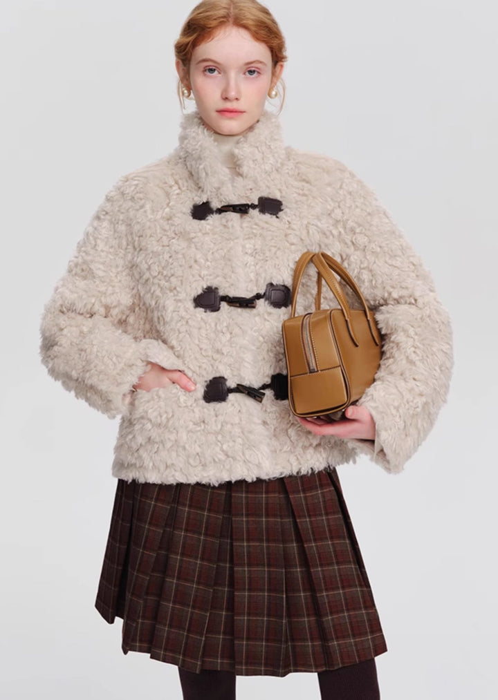 Short Rumb Fur Coat - ANLEM