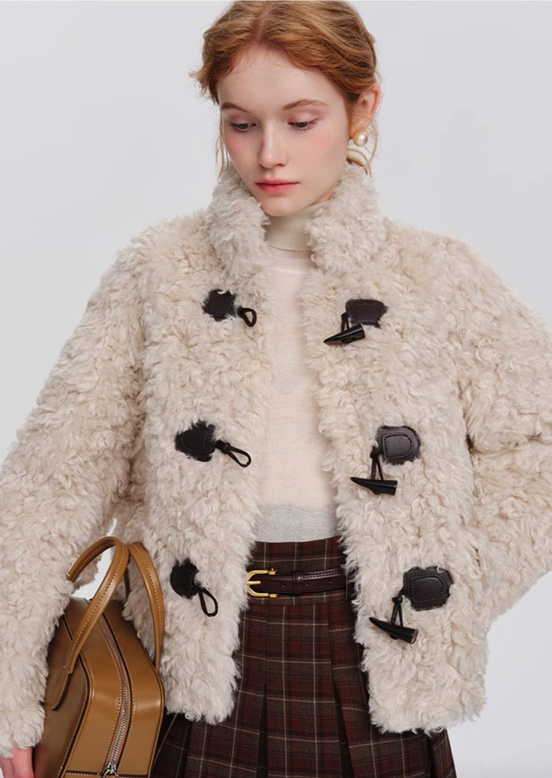 Short Rumb Fur Coat - ANLEM