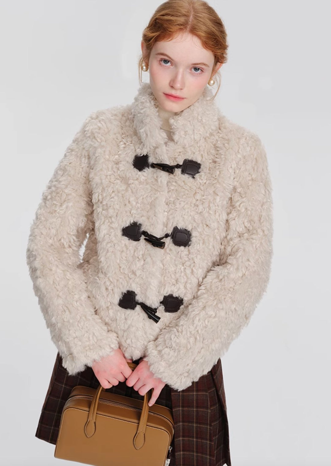 Short Rumb Fur Coat - ANLEM