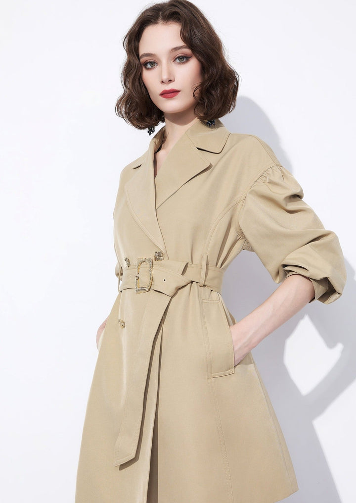 SHORT TRENCH COAT - ANLEM