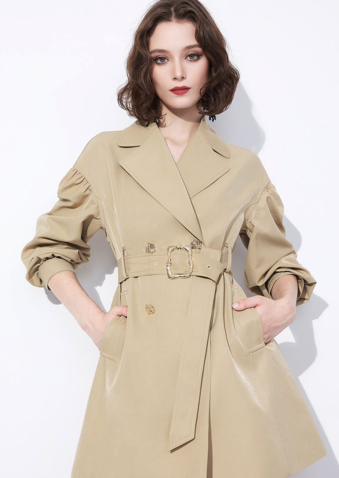 SHORT TRENCH COAT - ANLEM