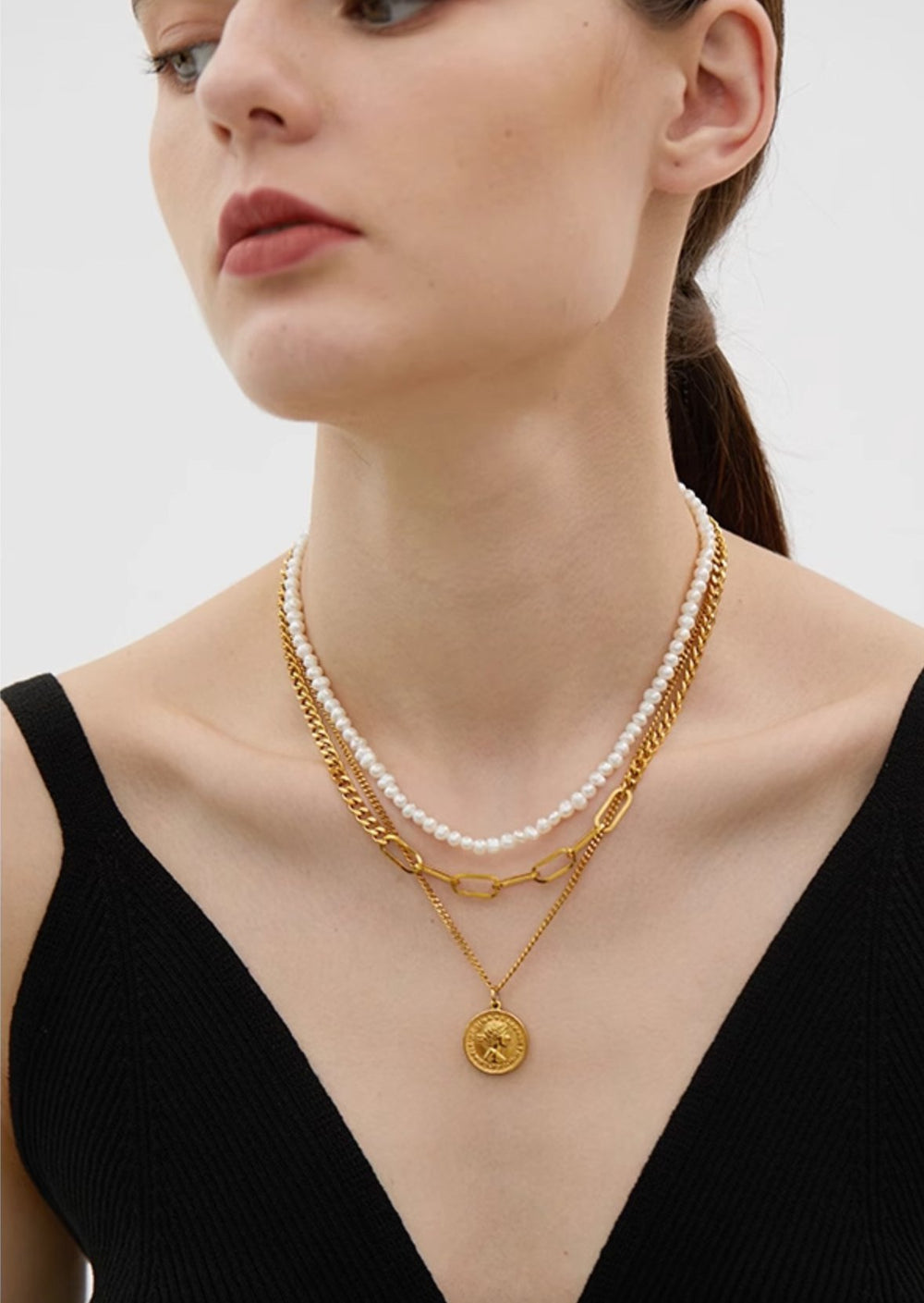 Triple strand necklace - ANLEM