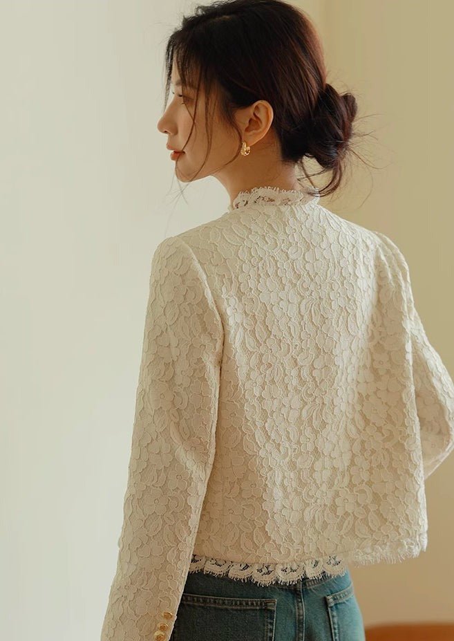 White Lace Jacket - ANLEM