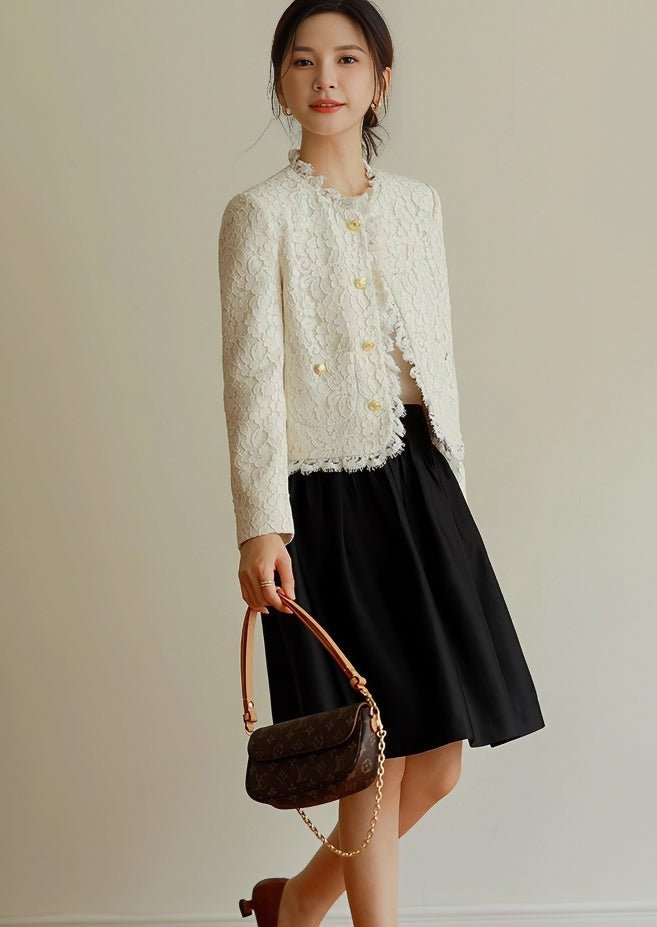 White Lace Jacket - ANLEM