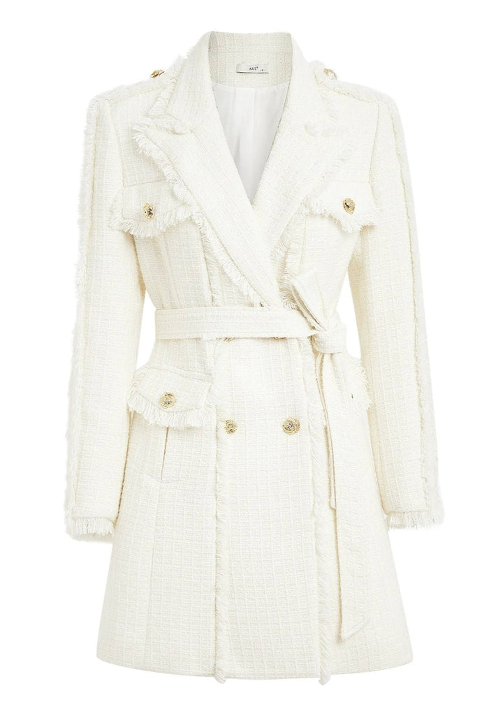 White Slim Jaket Coat - ANLEM